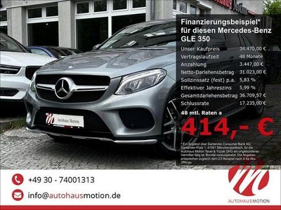 Gebraucht Mercedes GLE350 AMG 258 PS (189 kW) 2017 Palladiumsilber  metalliclack Coupé