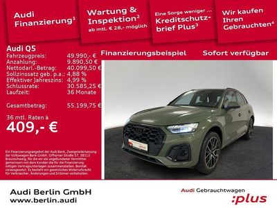 Distriktgrün metallic Gebraucht 2023 Audi Q5 S-Line SUV | 49.990 € (Teuer)