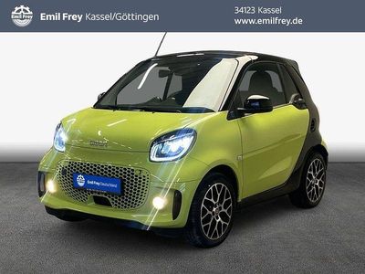 Grün Gebraucht 2021 Smart ForTwo Electric Drive Prime Exclusive Cabrio | 17.210 € (Teuer)