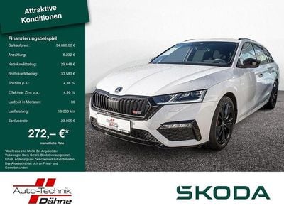Gebraucht Skoda Octavia RS 245 PS (180 kW) 2024 Weiss / candy weiss Kombi
