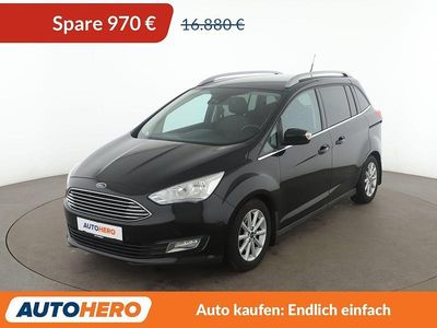 Schwarz Gebraucht 2017 Ford Grand C-Max Titanium Van / Kleinbus | 15.910 € (Etwas zu teuer)