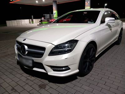 gebraucht Mercedes CLS350 AMGTÜV Neu Shootingbreak Perlmuttweis