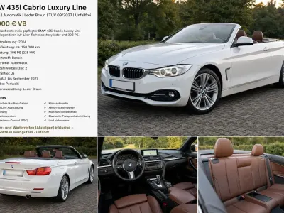 Gebraucht BMW 435 Luxury Line 306 PS (225 kW) 2014 Cabrio