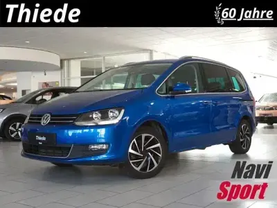 Gebraucht VW Sharan Join 150 PS (110 kW) 2018 Ravennablau metallic Van / Kleinbus