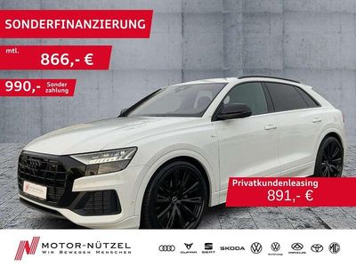 Gebraucht Audi Q8 S-Line 286 PS (210 kW) 2022 Gletscherweiß metallic SUV