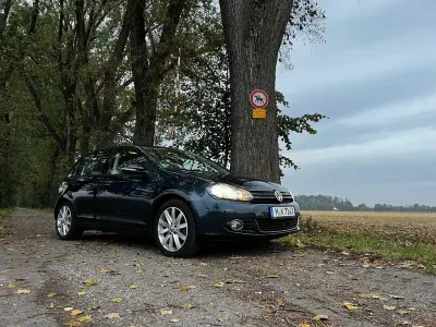 Usata VW Golf VI Comfortline 122 CV (89 kW) 2009 Blu Utilitaria