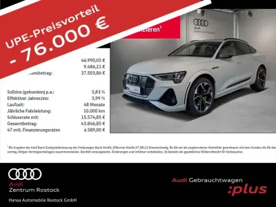Usata Audi e-tron Ambiente 369 kW (503 CV) 2021 Bianco SUV