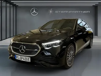 Gebraucht Mercedes E300 AMG 313 PS (230 kW) 2025 Metalliclack obsidianschwarz Limousine