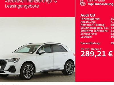 Gletscherweiß metallic Gebraucht 2023 Audi Q3 S-Line SUV | 31.950 € (Superpreis)