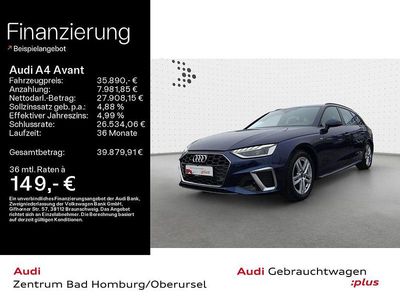 Gebraucht Audi A4 S-Line 204 PS (150 kW) 2024 Navarrablau metallic Kombi