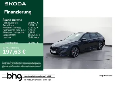 Gebraucht Skoda Octavia RS 245 PS (180 kW) 2023 Schwarz Kombi