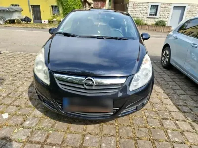 Gebraucht Opel Corsa 80 PS (58 kW) 2008 Schwarz Kleinwagen