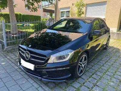 Gebraucht Mercedes A200 AMG line 136 PS (100 kW) 2015 Schwarz Kleinwagen
