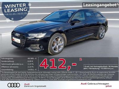 Mythosschwarz metallic Gebraucht 2025 Audi A6 Advanced Kombi | 48.980 € (Superpreis)