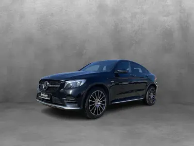 Gebraucht Mercedes GLC43 AMG AMG 367 PS (269 kW) 2019 Metalliclack obsidianschwarz Coupé