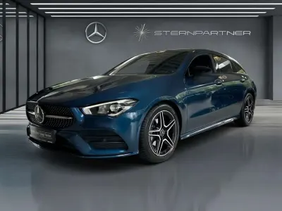 Gebraucht Mercedes CLA200 AMG 163 PS (119 kW) 2023 Blau denimblau Coupé