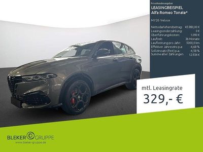 Usata Alfa Romeo Tonale Veloce 160 CV (117 kW) 2026 Grigio SUV