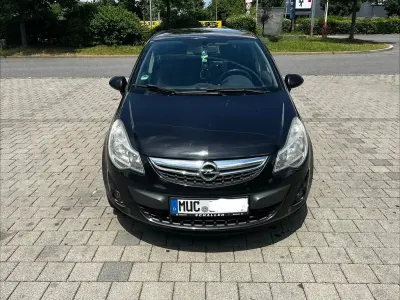 Gebraucht Opel Corsa Edition 69 PS (50 kW) 2012 Schwarz Kleinwagen