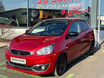 Gebraucht Mitsubishi Space Star Diamant Edition 80 PS (58 kW) 2019 Amarenarot/schwarz Kleinwagen