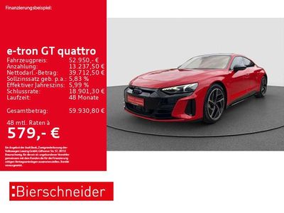 Gebraucht Audi e-tron GT quattro Ambiente 350 kW (476 PS) 2022 Rot Limousine