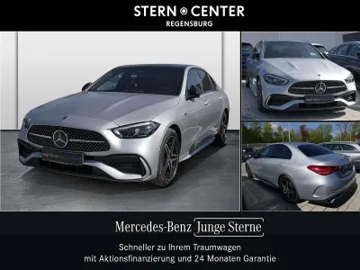 Gebraucht Mercedes C300e AMG 313 PS (230 kW) 2025 Metalliclack hightechsilber Limousine
