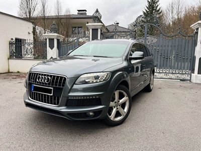 gebraucht Audi Q7 3.0TDI Quattro*S-Line+*8-Gang*7-Sitze*Pano*Luft*AHK*Euro5