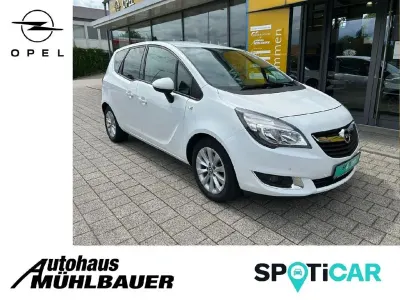 Gebraucht Opel Meriva drive 120 PS (88 kW) 2017 Weiß Van / Kleinbus
