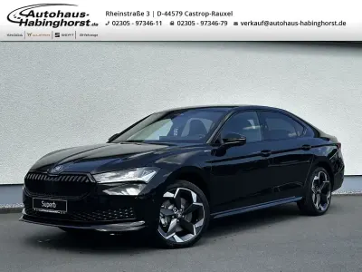 Neu Skoda Superb SportLine 204 PS (150 kW) 2026 Onyx schwarz Limousine