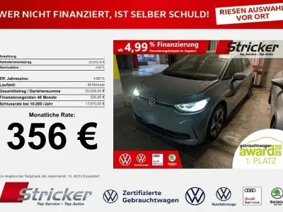 Gebraucht VW ID.3 Pro 150 kW (204 PS) 2024 Mondsteingrau Kleinwagen