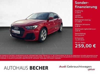 Gebraucht Audi A1 S-Line 95 PS (69 kW) 2024 Rot Limousine