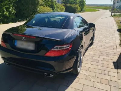 Usata Mercedes SLK200 184 CV (135 kW) 2013 Nero Cabrio