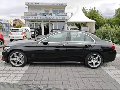 Gebraucht Mercedes C250 AMG line 211 PS (155 kW) 2016 Obsidianschwarz  metalliclack Limousine