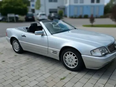 Gebraucht Mercedes SL320 231 PS (169 kW) 1996 Silber Cabrio