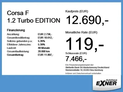 Gebraucht Opel Corsa Edition 101 PS (74 kW) 2023 Blau Kleinwagen