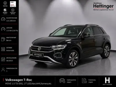 Gebraucht VW T-Roc Move 150 PS (110 kW) 2023 Schwarz SUV
