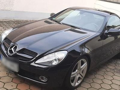 Usata Mercedes SLK200 184 CV (135 kW) 2010 Nero Cabrio