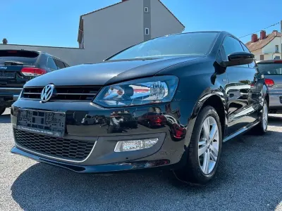 Gebraucht VW Polo Match 90 PS (66 kW) 2012 Schwarz Kleinwagen