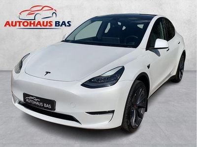 Gebraucht Tesla Model Y Long Range AWD 378 kW (514 PS) 2022 Pearl white multi coat SUV