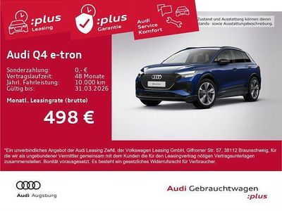 Blau Gebraucht 2024 Audi Q4 e-tron Advanced SUV | 44.880 € (Fairer Preis)