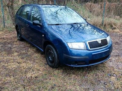 Gebraucht Skoda Fabia 80 PS (58 kW) 2007 Blau Kombi