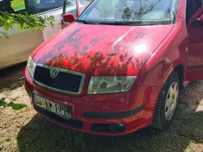 Brugt Skoda Fabia Sport 101 HK (74 kW) 2005 Rød Sedan