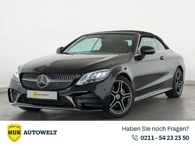 Gebraucht Mercedes C200 AMG line 184 PS (135 kW) 2021 Obsidianschwarz Cabrio