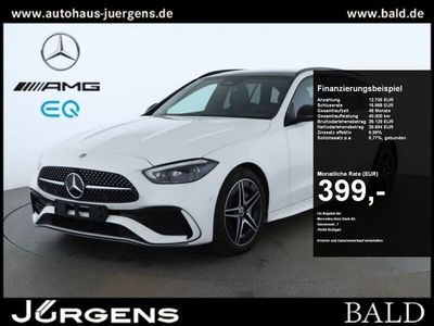 Gebraucht Mercedes C300 AMG 258 PS (189 kW) 2023 Unilack polarweiss Kombi