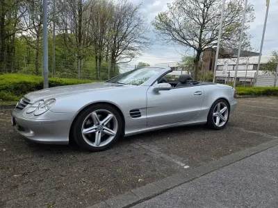 Gebraucht Mercedes SL500 306 PS (225 kW) 2004 Silber Cabrio