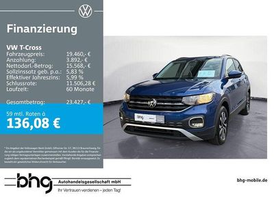 Gebraucht VW T-Cross Life 110 PS (80 kW) 2022 Blau SUV