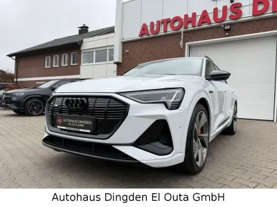 Usata Audi e-tron Black Edition 300 kW (408 CV) 2022 Bianco SUV