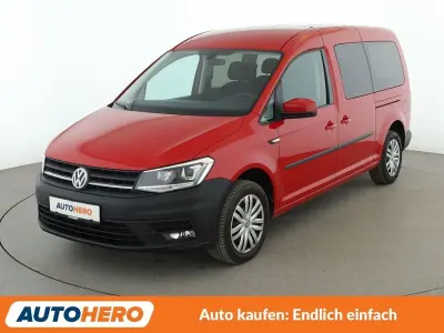 Gebraucht VW Caddy Maxi Trendline 102 PS (75 kW) 2015 Kirschrot Van / Kleinbus