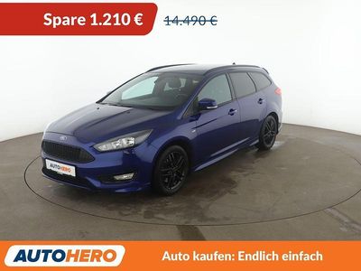 Gebraucht Ford Focus ST-Line 182 PS (133 kW) 2018 Blau Kombi