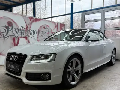 Gebraucht Audi A5 Cabriolet S-Line 240 PS (176 kW) 2009 Weiß Cabrio