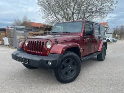 Gebraucht Jeep Wrangler Sahara 177 PS (130 kW) 2008 Rot SUV